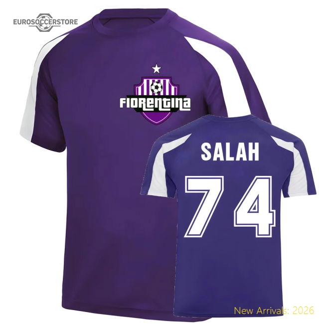 Mohamed Salah Fiorentina Sports Training Jersey (Purple)-Vantage Point Soccer