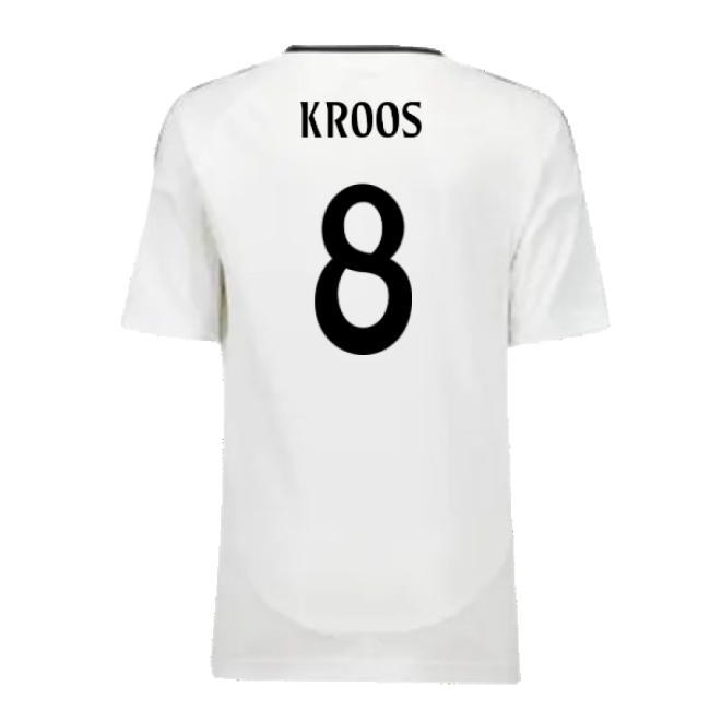 2024-2025 Real Madrid Home Youth Kit (Kroos 8)-Vantage Point Soccer