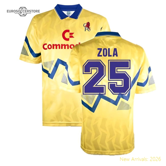 Chelsea 1990 Third Football Shirt (ZOLA 25)-Vantage Point Soccer