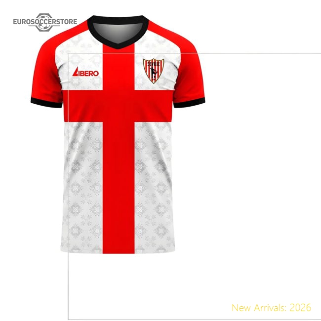 Seville 2025-2026 Home Concept Football Kit (Libero) (L. OCAMPOS 5)-Vantage Point Soccer