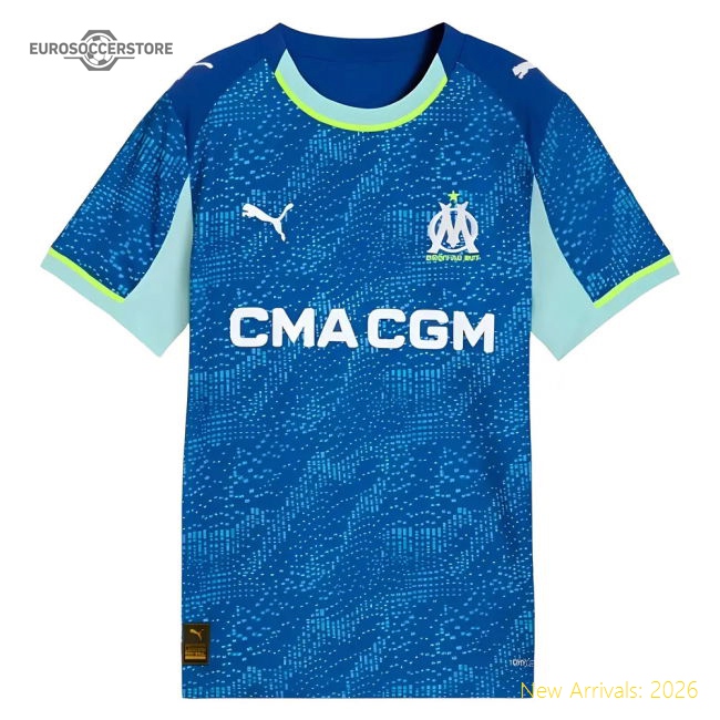 2025-2026 Marseille Third Shirt (Kids)-Vantage Point Soccer