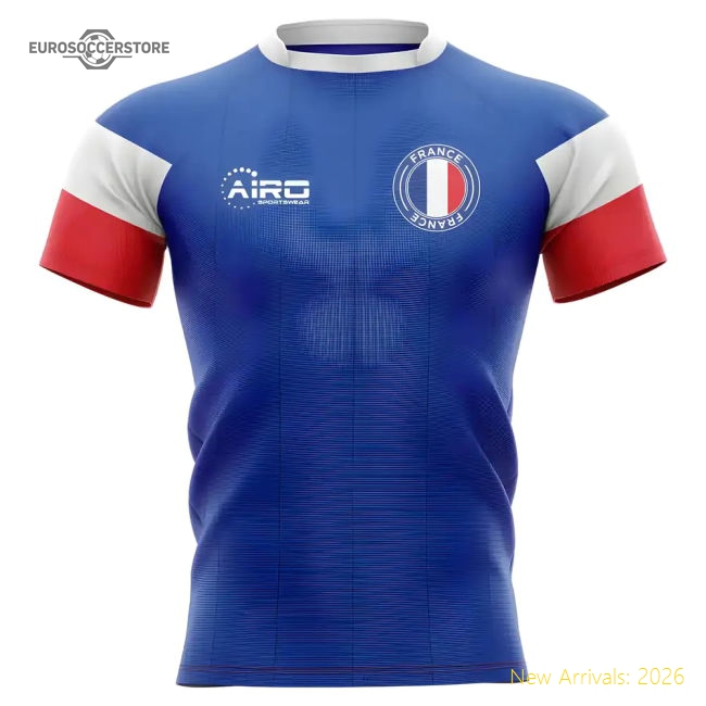 2025-2026 France Home Concept Rugby Shirt - Baby-Vantage Point Soccer