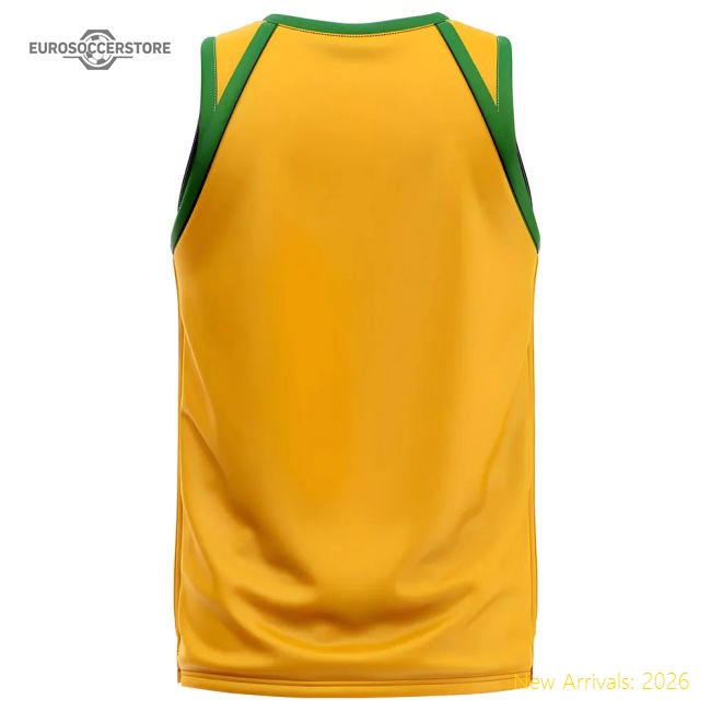 Brazil Home Concept Basketball Shirt-Vantage Point Soccer