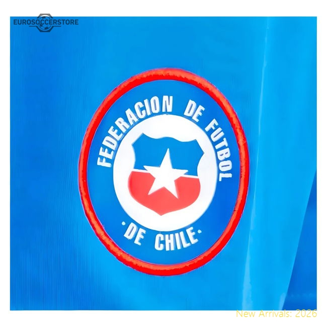 2024-2025 Chile Home Shorts (Blue)-Vantage Point Soccer