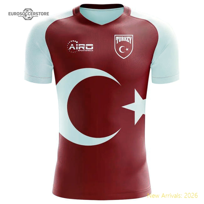 2025-2026 Turkey Home Concept Football Shirt (H.SUKUR 9) - Kids-Vantage Point Soccer