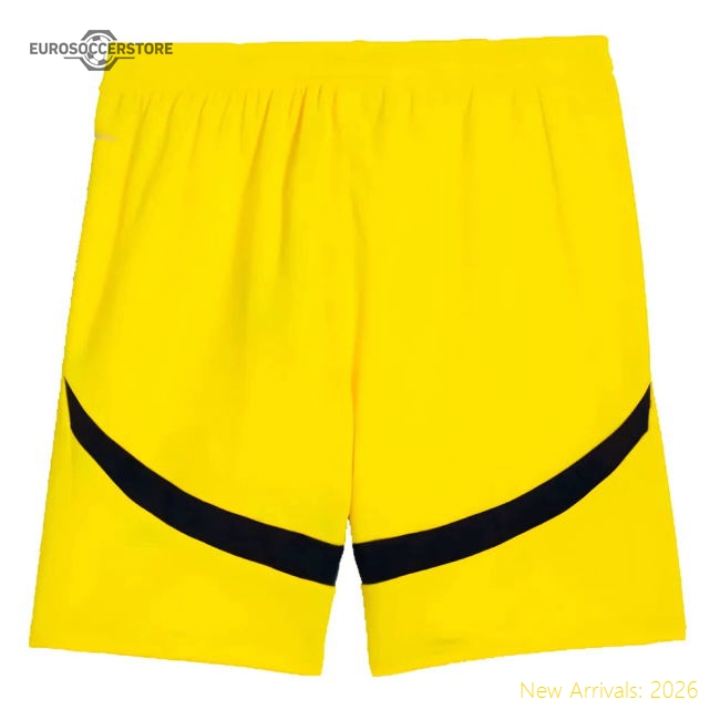 2024-2025 Borussia Dortmund Away Shorts (Yellow)-Vantage Point Soccer