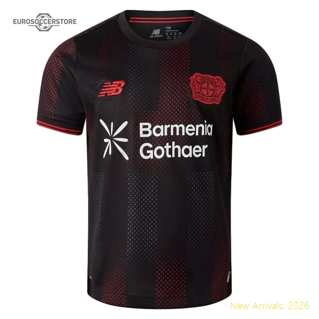 2025-2026 Bayer Leverkusen Home Shirt (Kids) (Bender 8)-Vantage Point Soccer