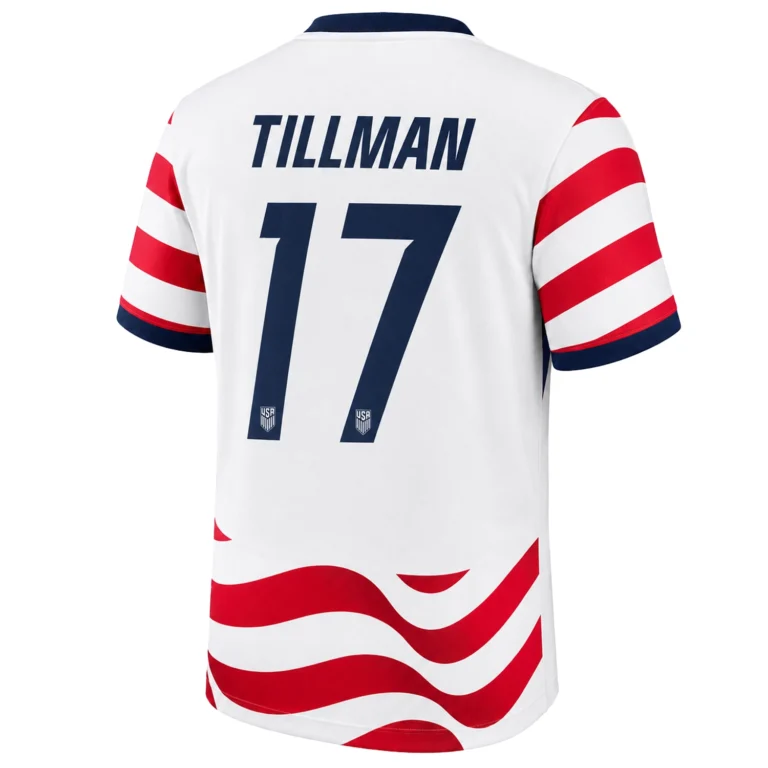 USA 2026 Home Jersey (Malik Tillman #17) - Stars & Stripes Performance Soccer Shirt