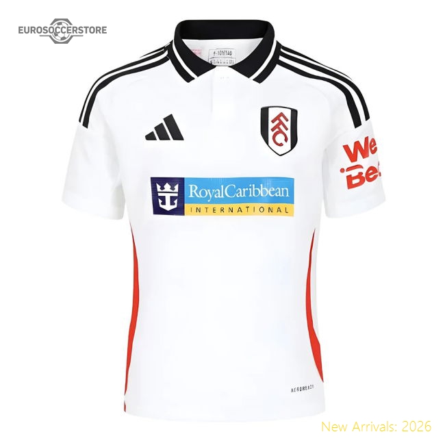 2024-2025 Fulham Home Shirt (Kids)-Vantage Point Soccer