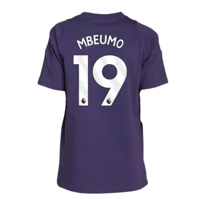 2025-2026 Man Utd Training Tee (Aurora Plum) - Kids (Mbeumo 19)-Vantage Point Soccer