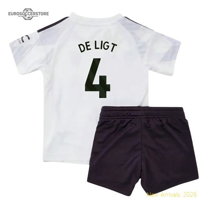 2025-2026 Man Utd Away Baby Kit (De Ligt 4)-Vantage Point Soccer