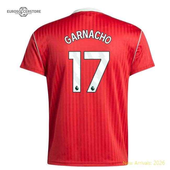 Manchester United Terrace Icons Shirt (Red) (Garnacho 17)-Vantage Point Soccer