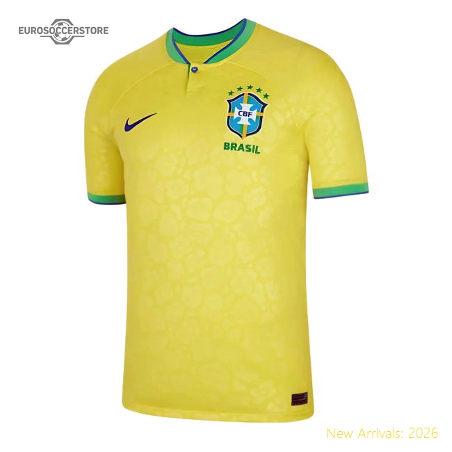 2022-2023 Brazil Home Shirt (Your Name)-Vantage Point Soccer