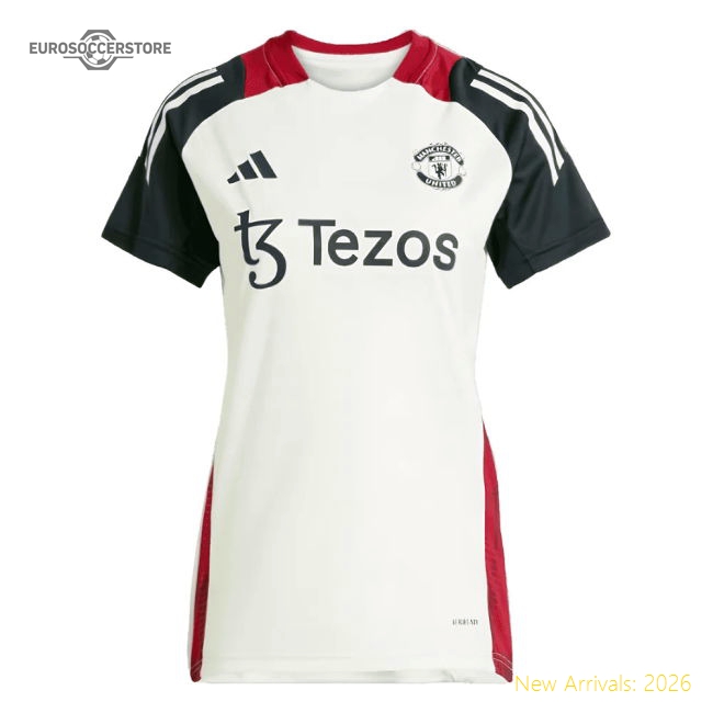 2025 Man Utd Training Jersey (Off White) - Womens-Vantage Point Soccer