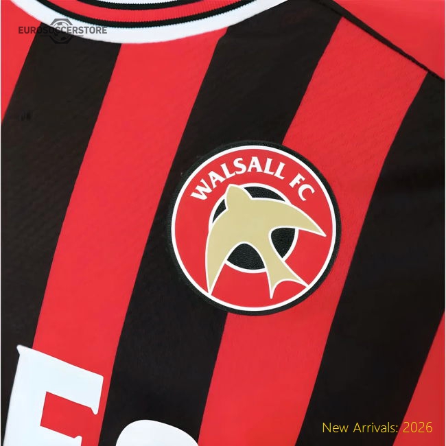 2025-2026 Walsall Home Shirt-Vantage Point Soccer