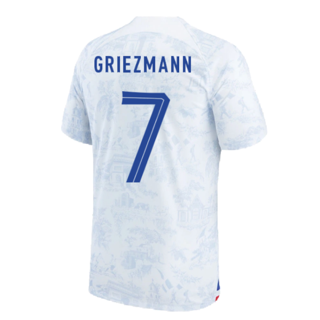 2022-2023 France Away Shirt (GRIEZMANN 7)-Vantage Point Soccer