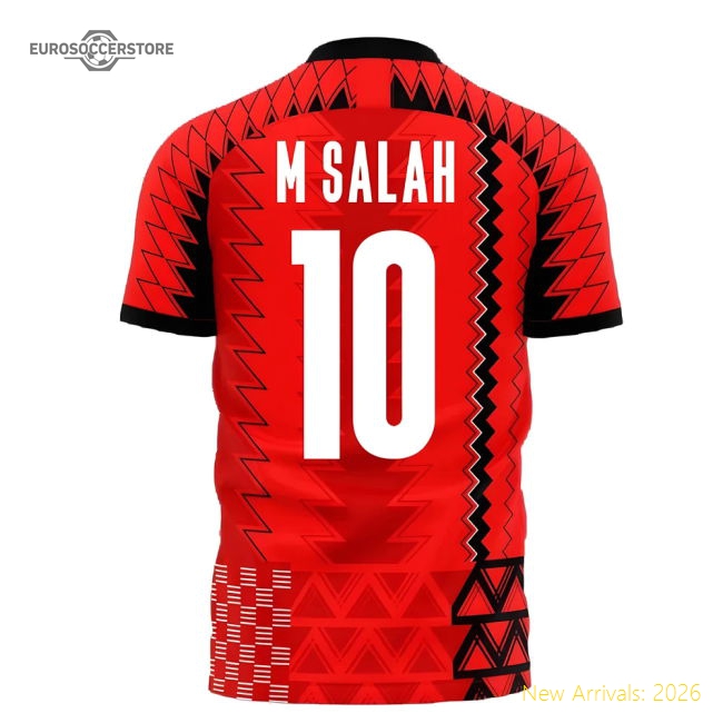 Egypt 2025-2026 AFCON Concept Football Kit (Libero) (M SALAH 10)-Vantage Point Soccer