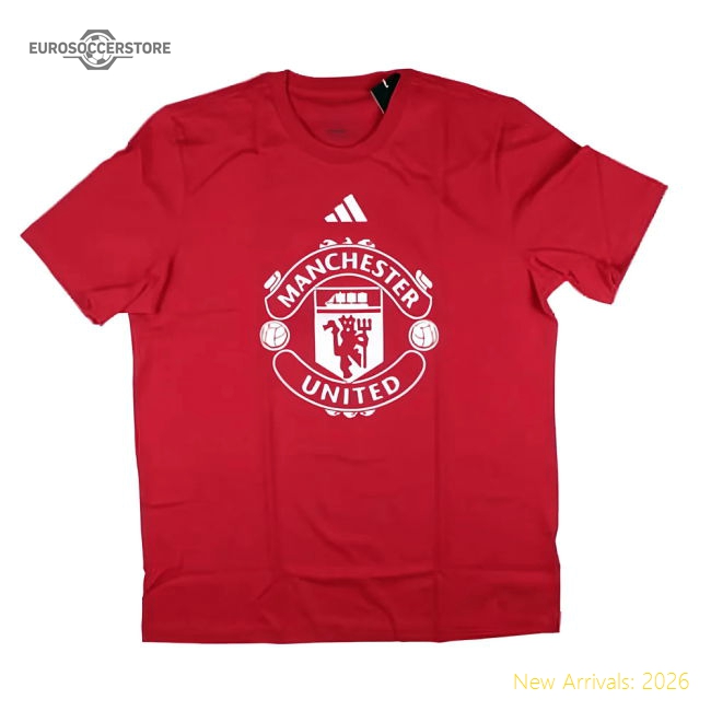 2024-2025 Man Utd DNA Graphic Tee (Red) (Hojlund 9)-Vantage Point Soccer