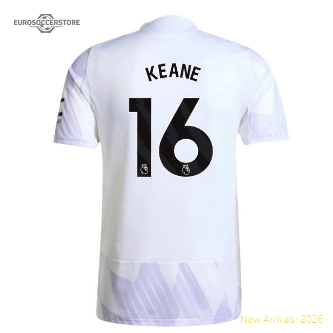 2025-2026 Man Utd Authentic Away Shirt (Keane 16)-Vantage Point Soccer