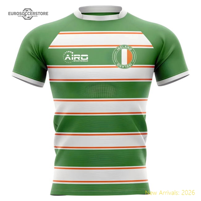 2025-2026 Ireland Home Concept Rugby Shirt-Vantage Point Soccer