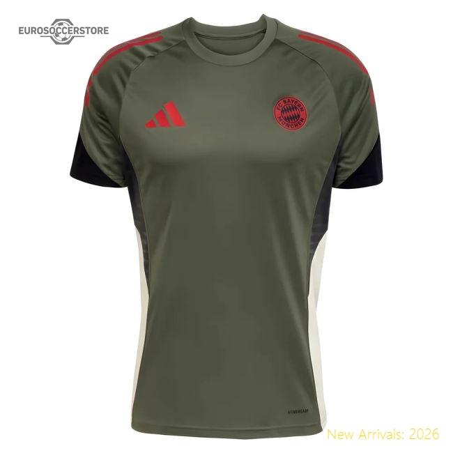 2025-2026 Bayern Munich EU Training Shirt (Base Green)-Vantage Point Soccer