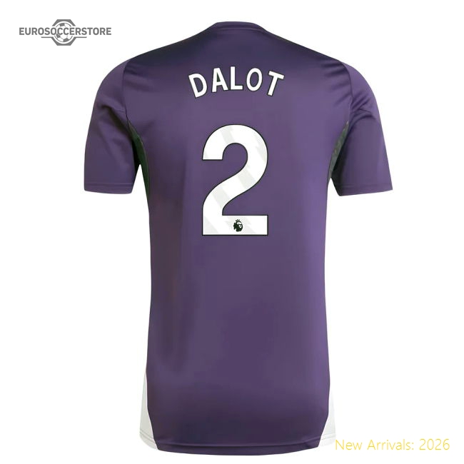 2025-2026 Man Utd Training Jersey (Aurora Plum) (Dalot 2)-Vantage Point Soccer