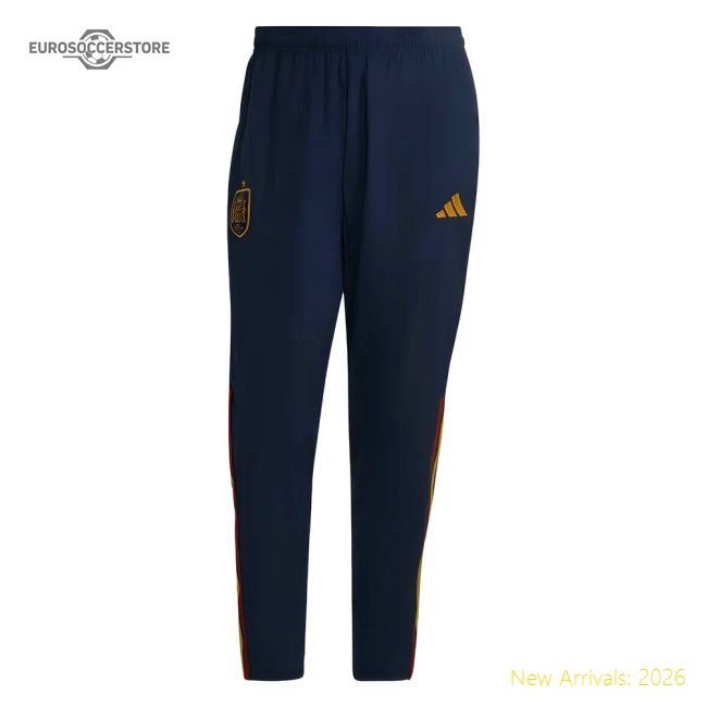 2022-2023 Spain Travel Pants (Navy)-Vantage Point Soccer