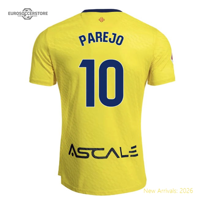 2025-2026 Villarreal Home Shirt (Parejo 10)-Vantage Point Soccer