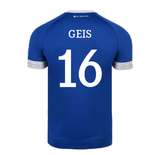 Schalke 2018-19 Home Shirt ((Mint) XXL) (Geis 16)-Vantage Point Soccer