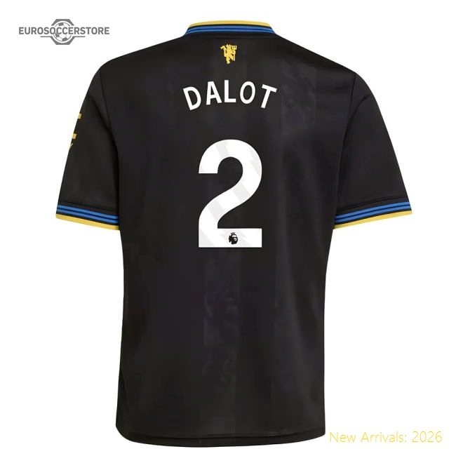 2025-2026 Man Utd Third Shirt (Kids) (Dalot 2)-Vantage Point Soccer