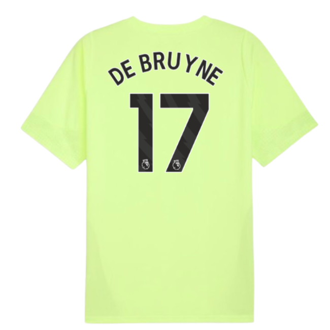 2025-2026 Man City Training Jersey (Fizzy Apple) (De Bruyne 17)-Vantage Point Soccer