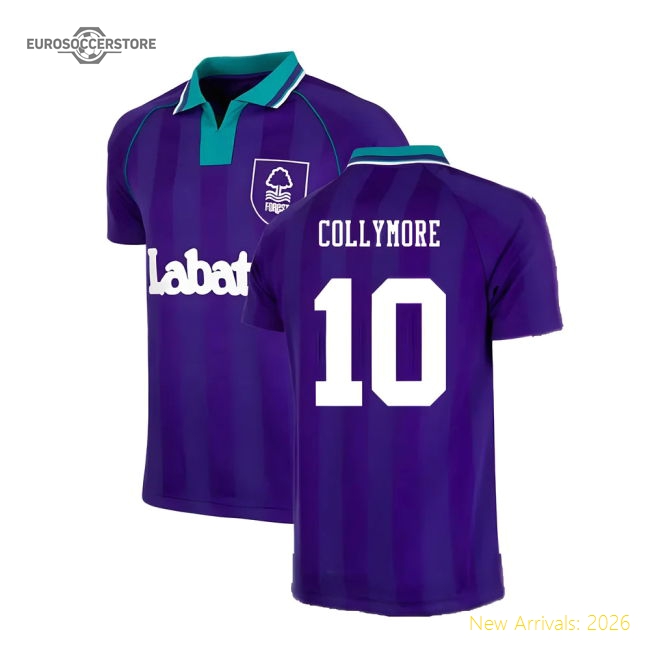 Nottingham Forest 1993-1995 Away Retro Shirt (Collymore 10)-Vantage Point Soccer