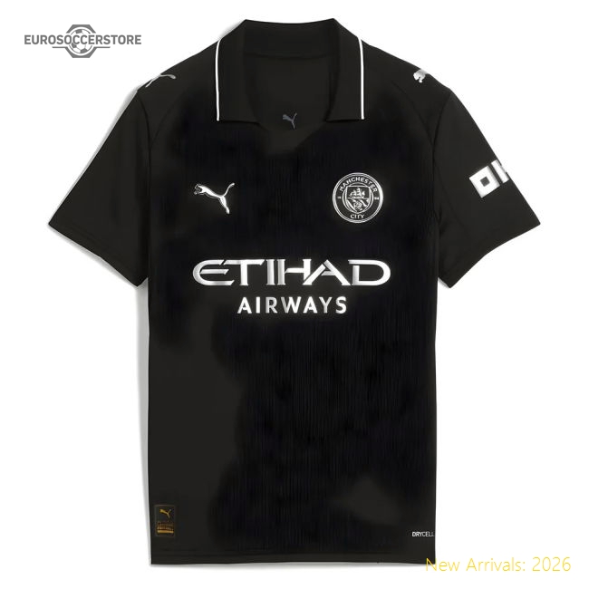 2025-2026 Man City Away Shirt (Kids)-Vantage Point Soccer