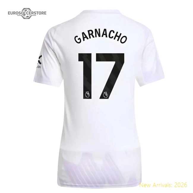 2025-2026 Man Utd Away Shirt (Womens) (Garnacho 17)-Vantage Point Soccer
