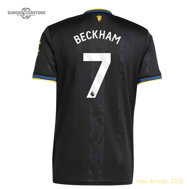 2025-2026 Manchester United Third Shirt (Beckham 7)-Vantage Point Soccer