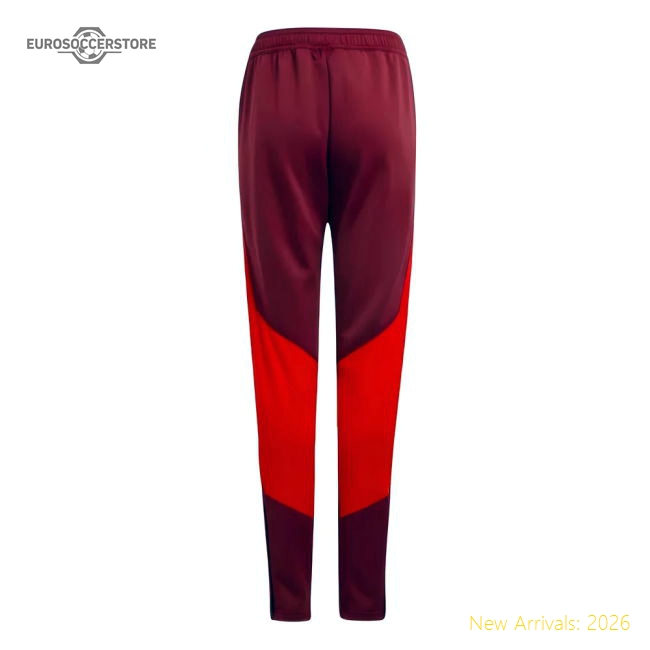 2023-2024 Man Utd EU Training Pants (Burgundy)-Vantage Point Soccer