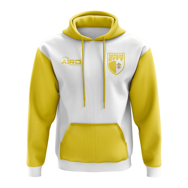 Vatican City Concept Country Football Hoody (White)-Vantage Point Soccer