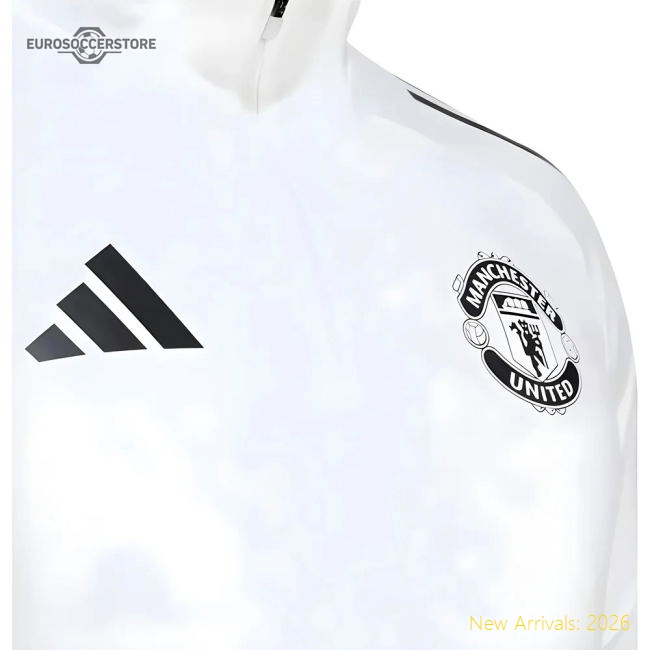 2025-2026 Man Utd Training Top (White)-Vantage Point Soccer