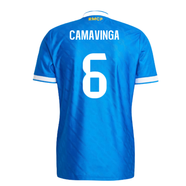 2025-2026 Real Madrid Authentic Third Shirt (Camavinga 6)-Vantage Point Soccer
