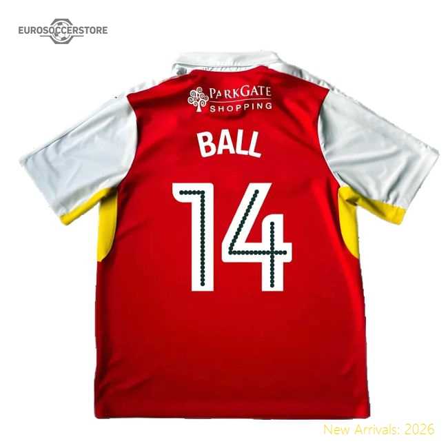Rotherham 2016-17 Home Shirt ((Good) XL) (Ball 14)-Vantage Point Soccer