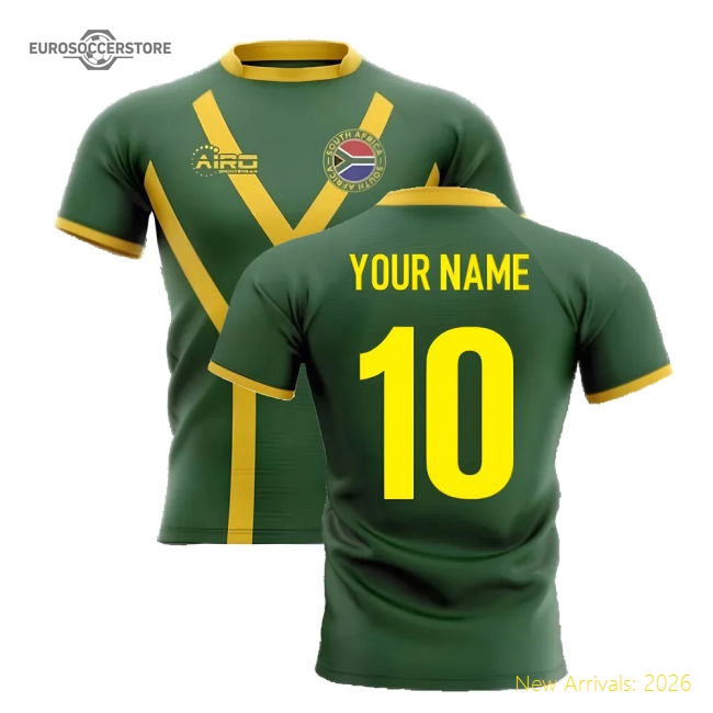 2025-2026 South Africa Springboks Flag Concept Rugby Shirt (Your Name)-Vantage Point Soccer