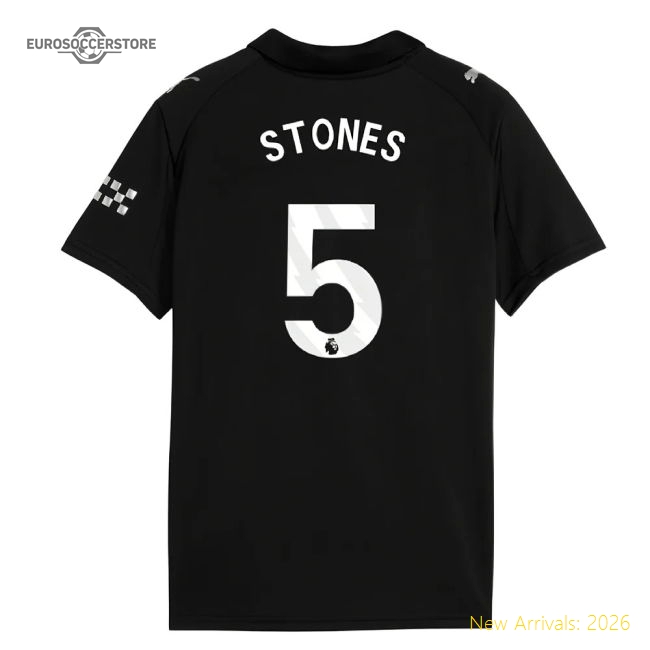 2025-2026 Man City Away Mini Kit (Stones 5)-Vantage Point Soccer