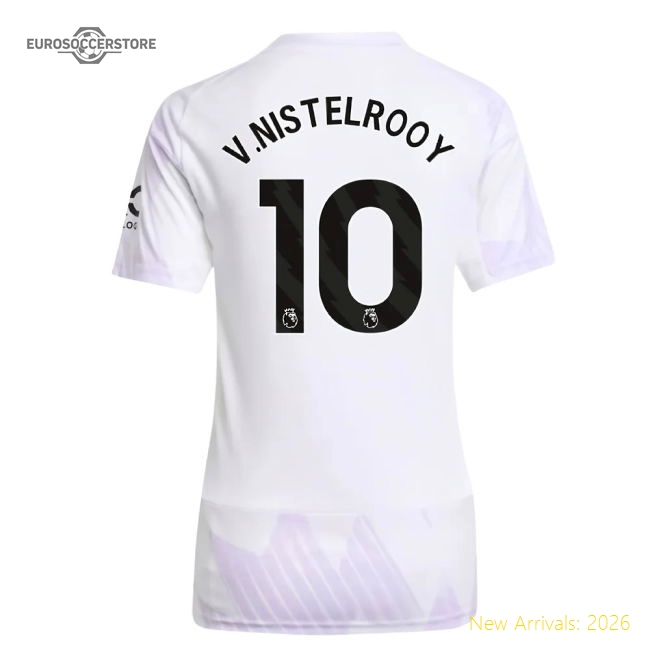 2025-2026 Man Utd Away Shirt (Womens) (V.Nistelrooy 10)-Vantage Point Soccer