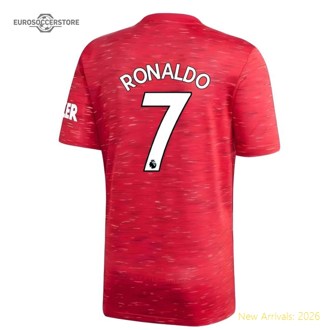 2020-2021 Man Utd Adidas Home Football Shirt (RONALDO 7)-Vantage Point Soccer