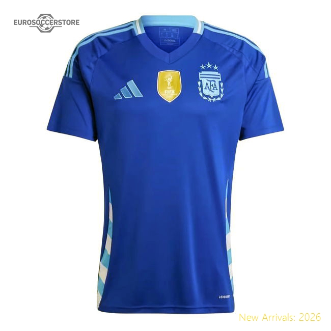 2024-2025 Argentina Away Shirt (Your Name)-Vantage Point Soccer