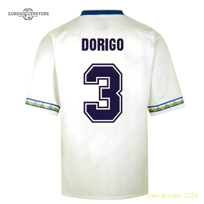 Score Draw Leeds United 1993 Admiral Retro Football Shirt (Dorigo 3)-Vantage Point Soccer