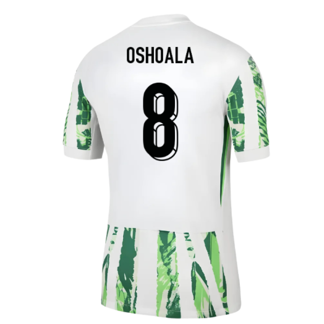 2025-2026 Nigeria Womens Team Away Shirt (Unisex) (Oshoala 8)-Vantage Point Soccer