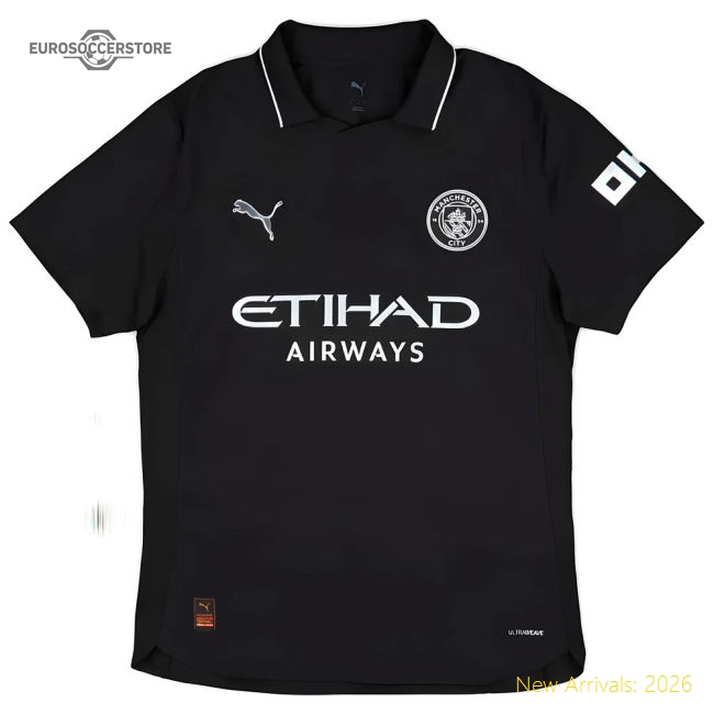 2025-2026 Man City Authentic Away Shirt-Vantage Point Soccer