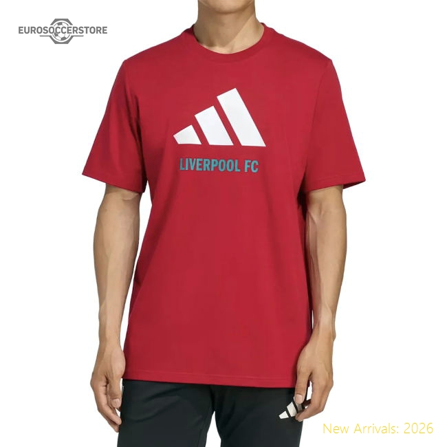 2025-2026 Liverpool Seasonal Graphic Tee (Red) (Your Name)-Vantage Point Soccer