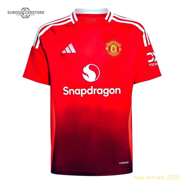 2024-2025 Man Utd Home Shirt (Kids)-Vantage Point Soccer